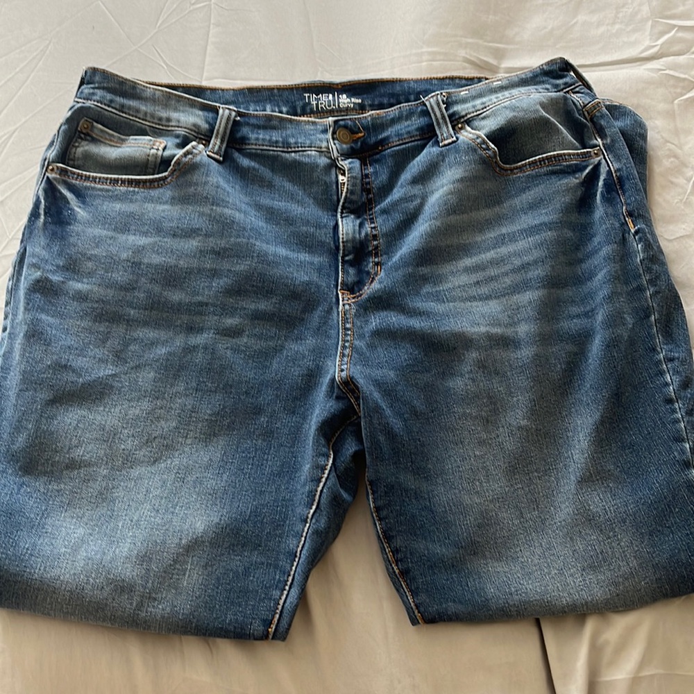 Blue high rise curvy, size 18, Brand: Time and Tru
